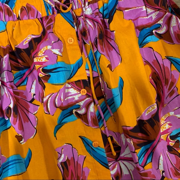 ASOS Midi Skirt Button Through in Floral Print - Picture 7 of 7